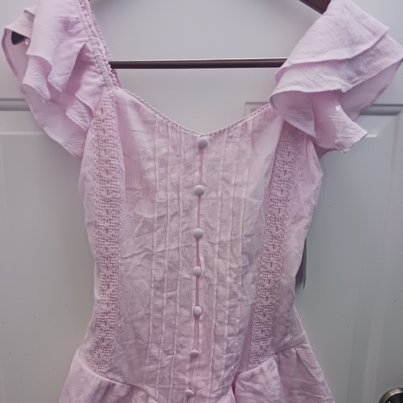 Pink Ruffled Shirt - Picture 2 of 9